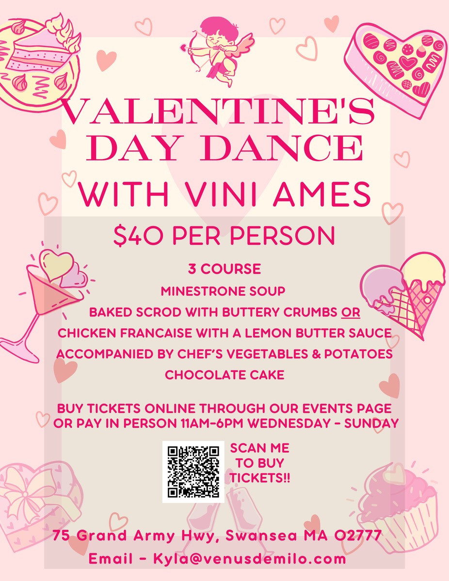 VALENTINES DAY DANCE WITH VINI AMES!! event photo