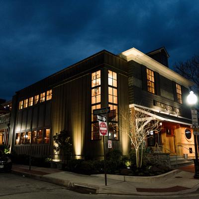 Exterior, the tavern building