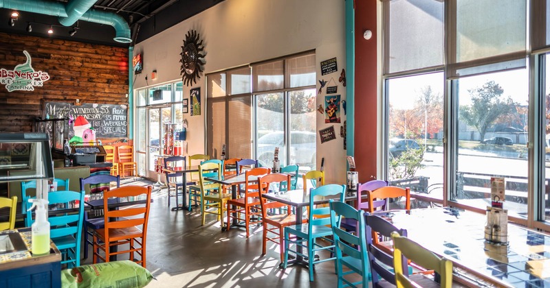 Interior, dining area