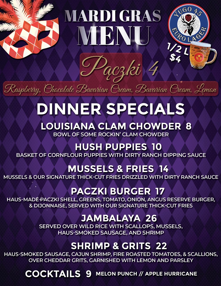 Fat Tuesday / Mardi Gras Specials event photo