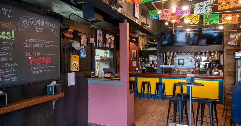 Interior seating area