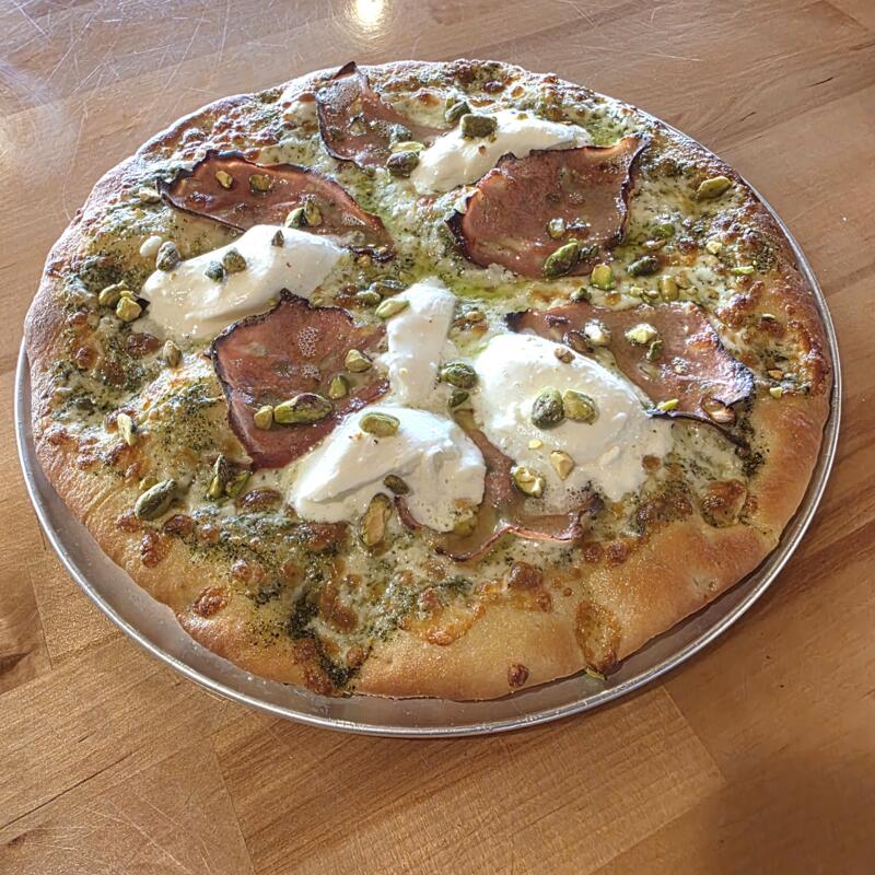 Pistachio Pesto Pizza photo