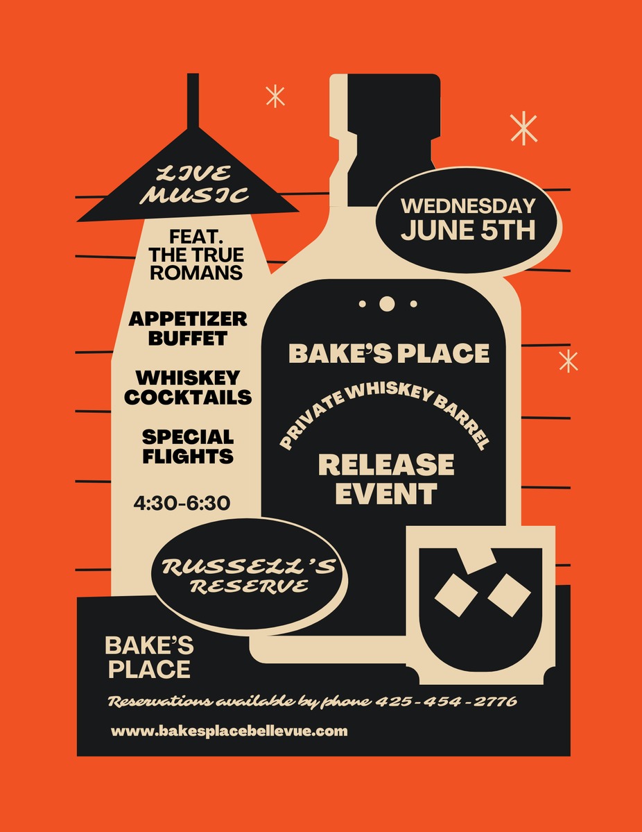 Bake's Place Private Whiskey Barrel Release Event event photo