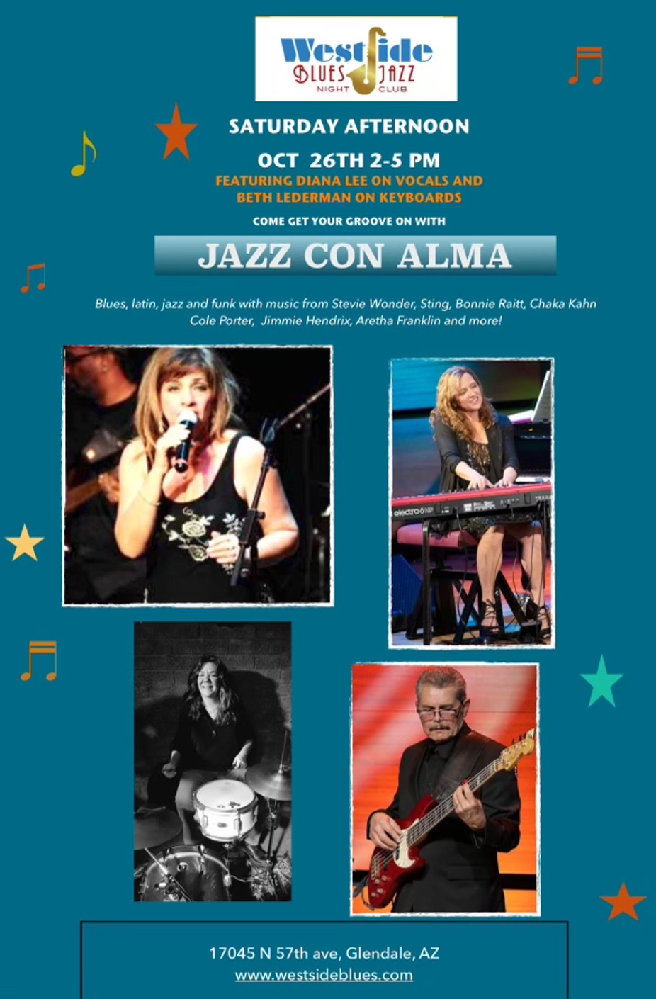 Beth Lederman Trio - "Jazz Con Alma" feat. Diana Lee event photo