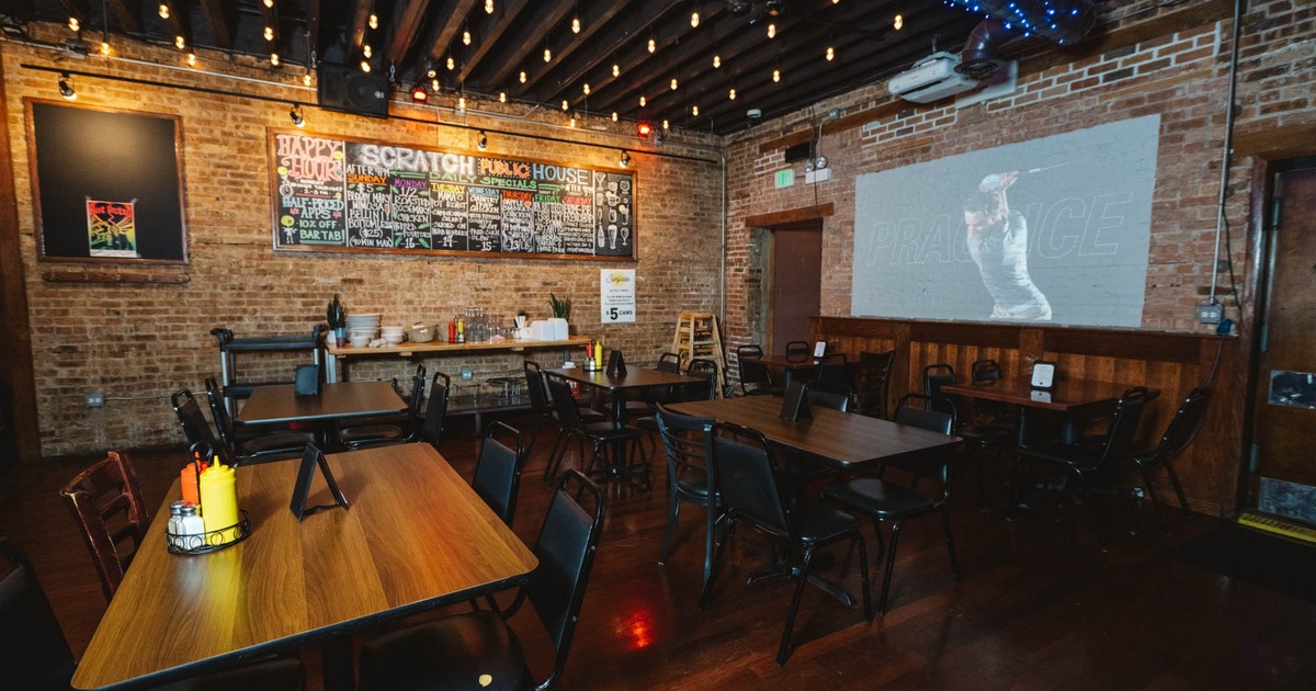 Interior, seating and bar area