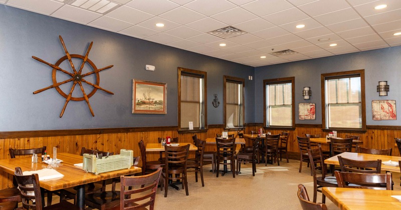 Interior, seating area waiting for the guests