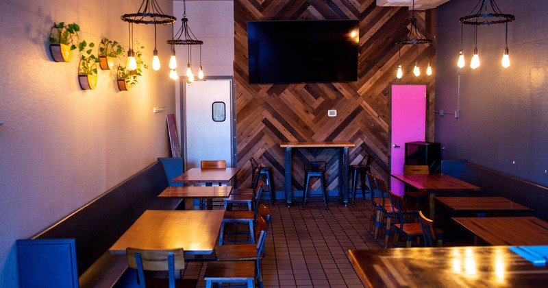 Interior, dining area