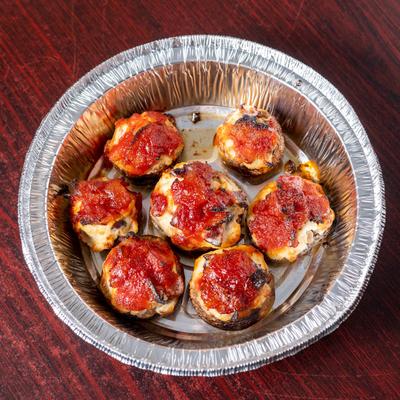 Stuffed mushrooms tray.