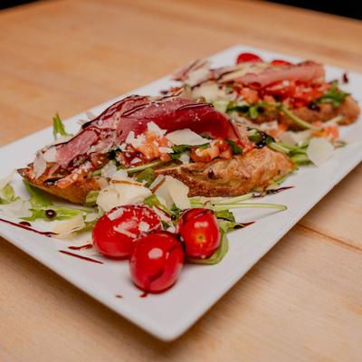 Bruschetta plate.