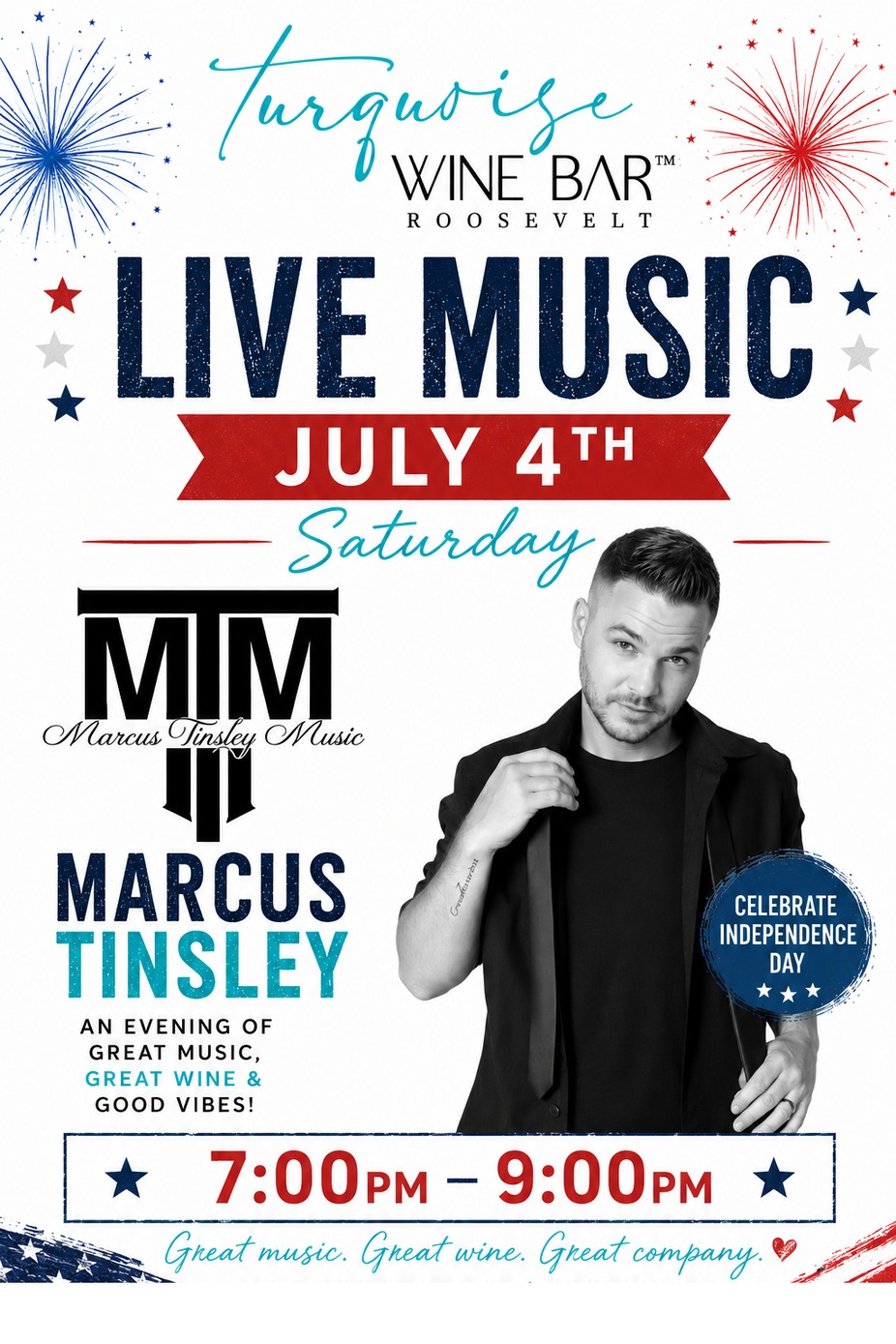 Live Music with Marcus Tinsley event photo