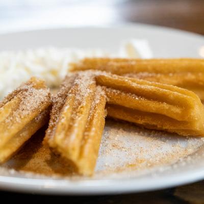 Churros, closeup.