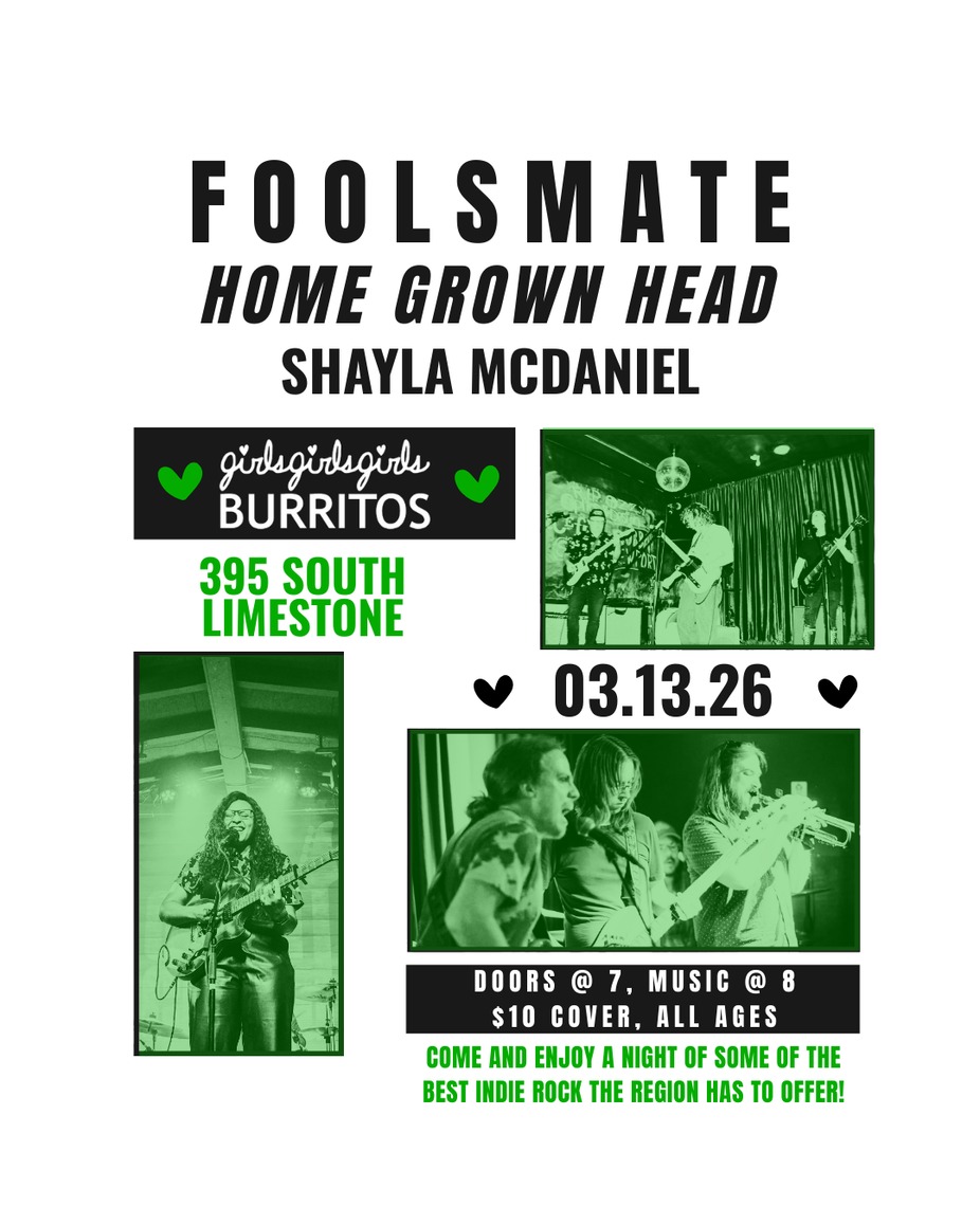 LIVE: Shayla McDaniel, Home Grown Head, & Foolsmate event photo