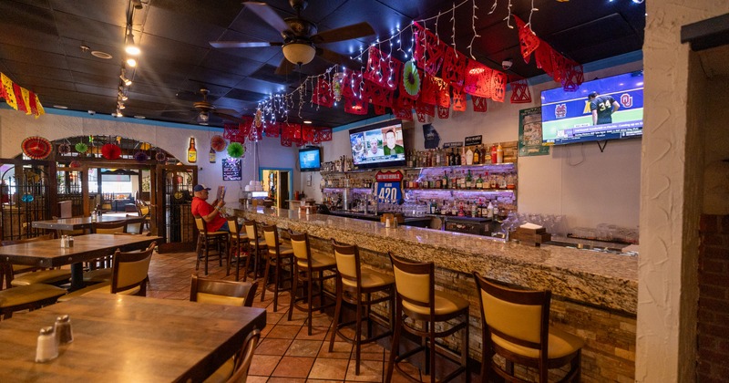 Interior, bar area
