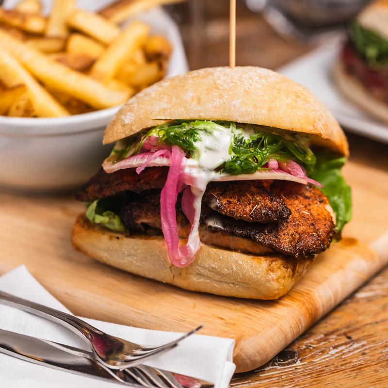 Blackened Salmon Sandwich photo