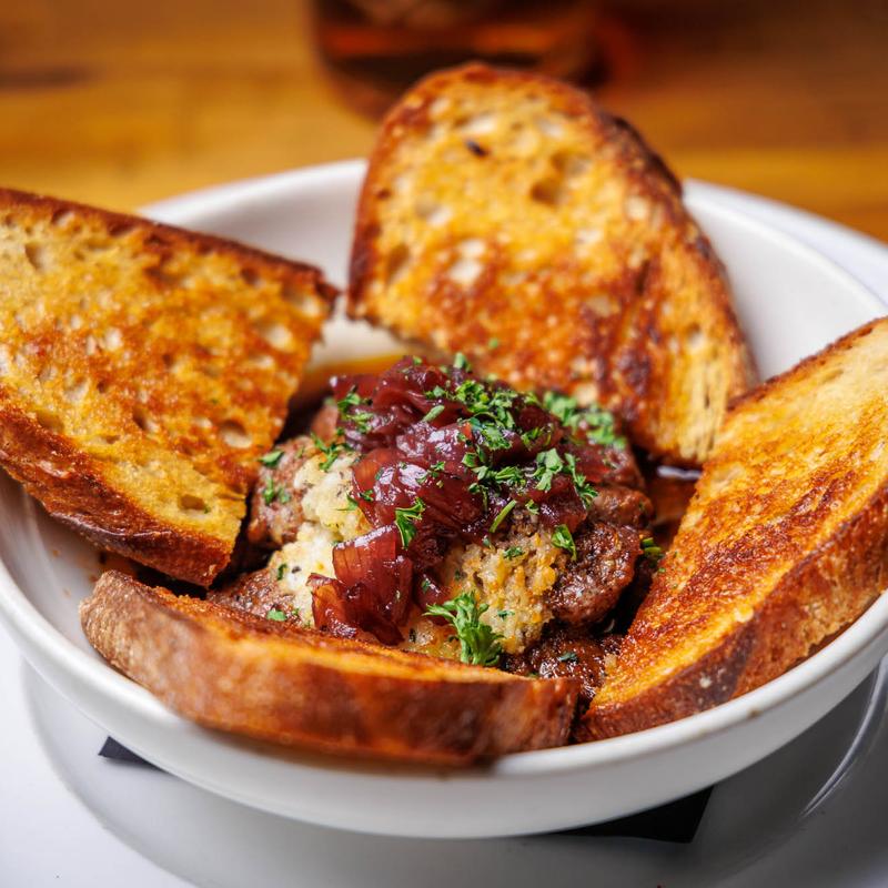 Asiago Crusted Steak Bites photo