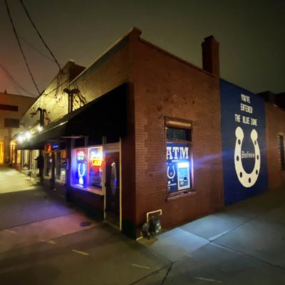 Exterior, night shot