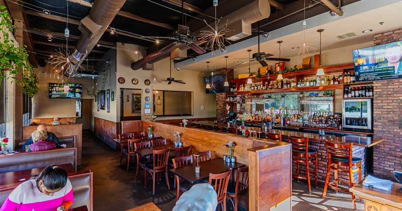 Interior, seating area