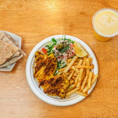 Chicken Plate, top view.