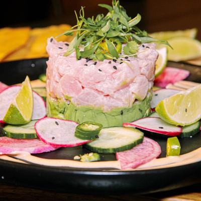 Tuna tartare.