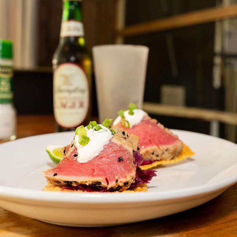 Open-Face Tuna Tacos photo