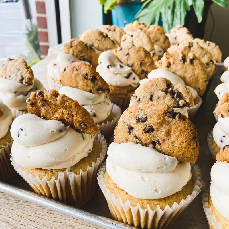 Milk & Cookies Cupcake (GF, NF) photo