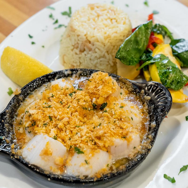 Baked Sea Scallops photo