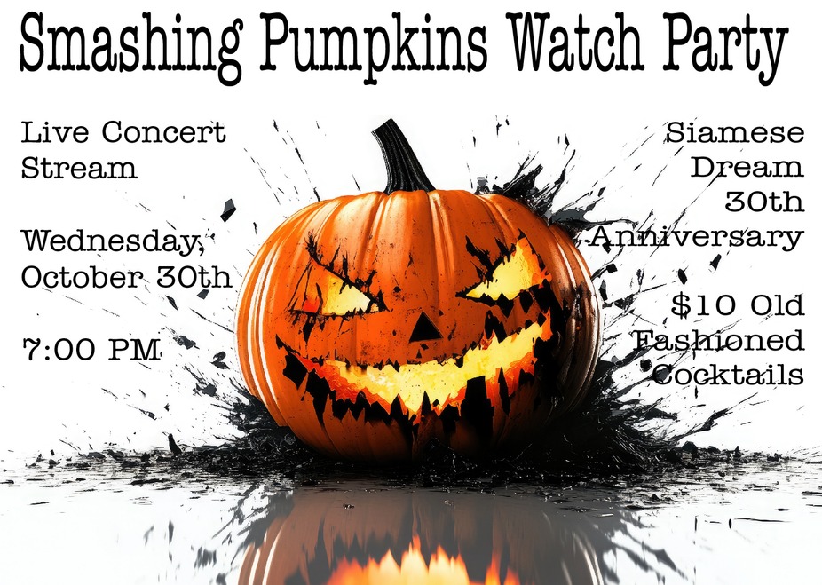 Smashing Pumpkins Live Stream Watch Party event photo