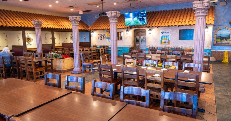 Interior, dining area