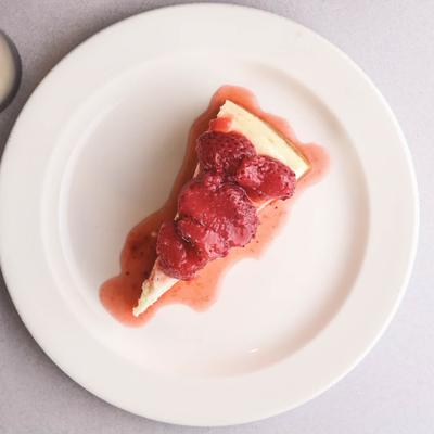 Strawberry cheesecake.