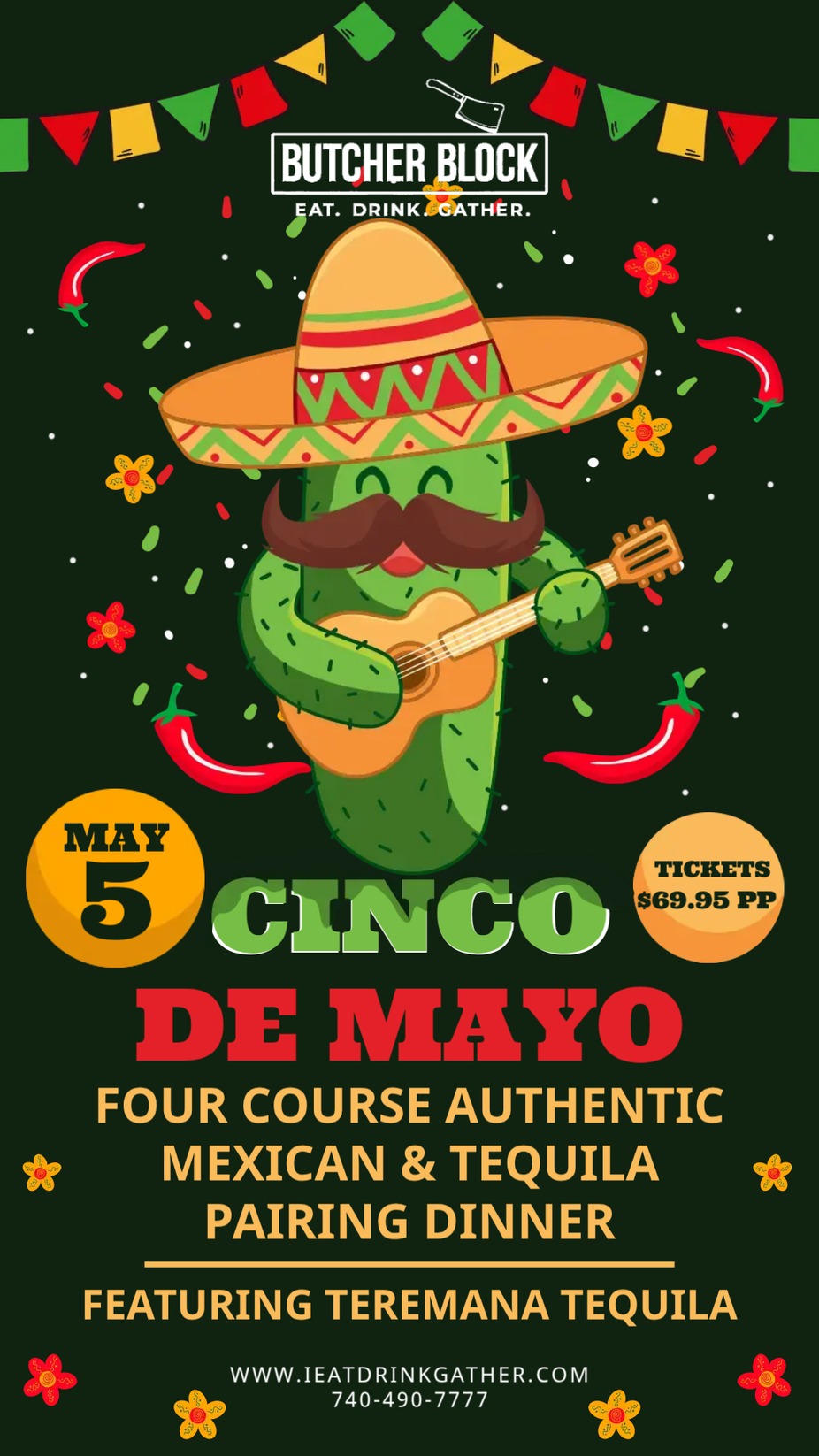 Cinco De Mayo Tequila Pairing Dinner event photo