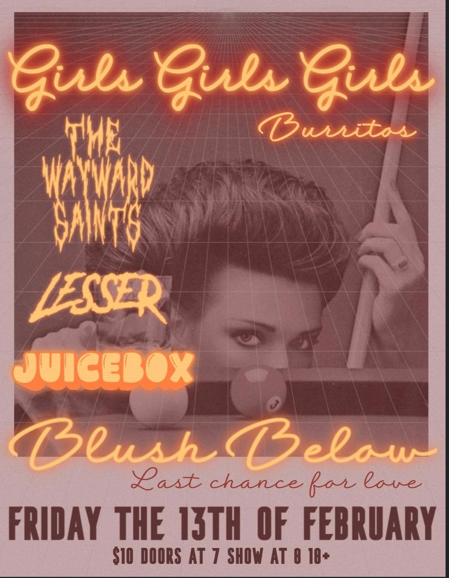 Blush Below, Juicebox, Lesser, & The Wayward Saints LIVE event photo