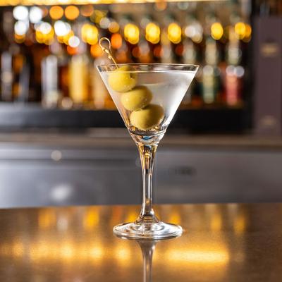 Martini, with olives.