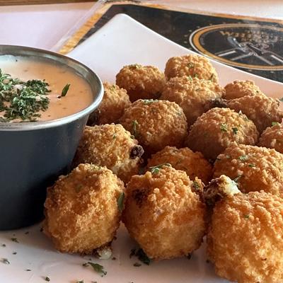 Pepper jack cheese cubes, served with house made ranch