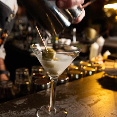A served martini.