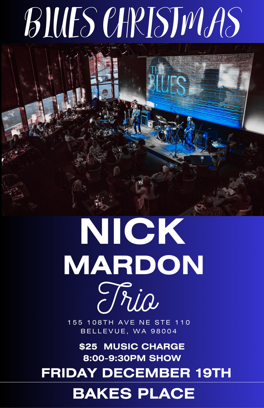 The Nick Mardon Trio Presents: A Blues Christmas event photo