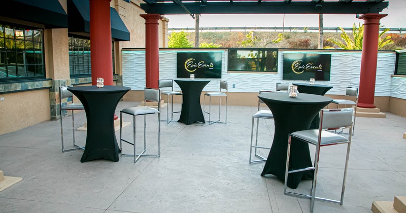 Bar tables and stools