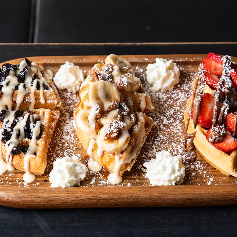 menu item 6 of 9, Waffle Flight