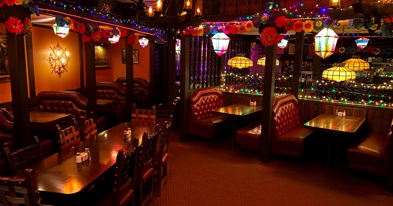 Restaurant interior, dining area