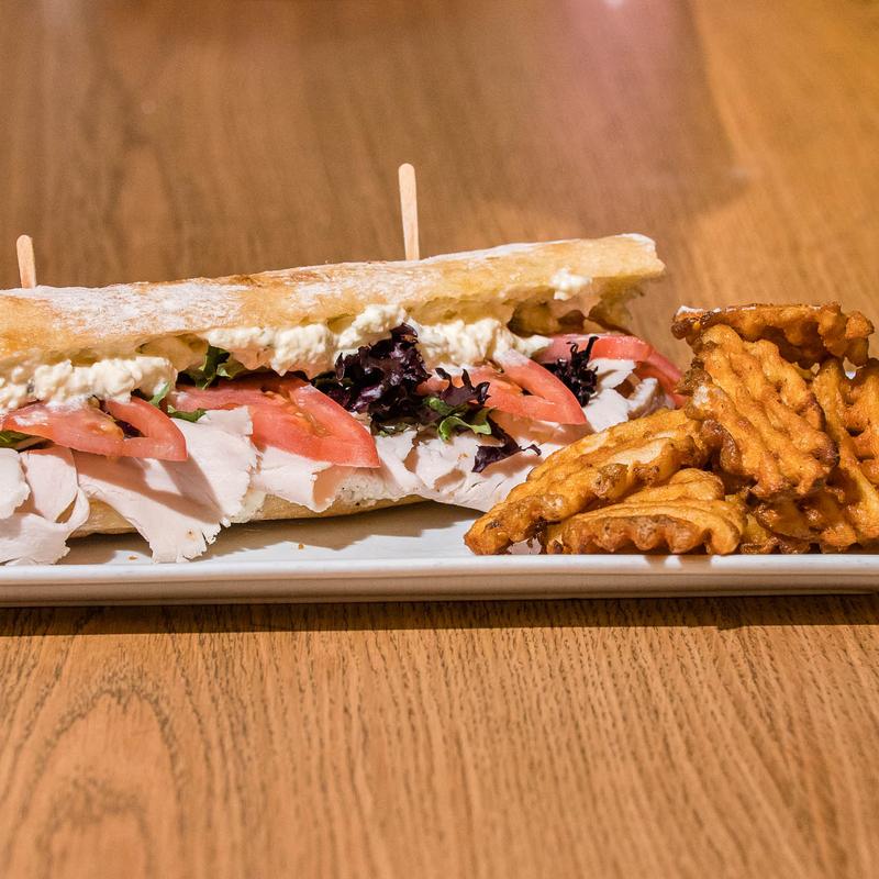 Roasted Turkey on Baguette photo