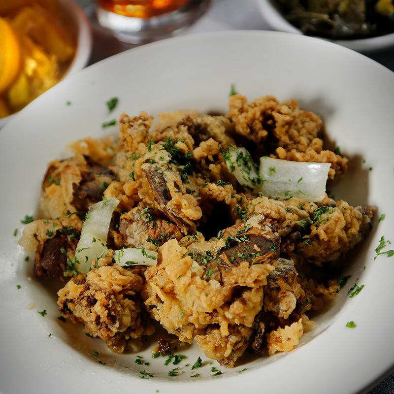 Deep Fried Chicken Livers & Onions photo