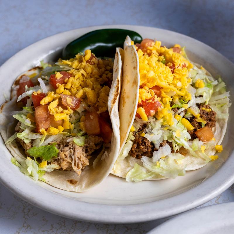 Ground Beef or Shredded Chicken taco