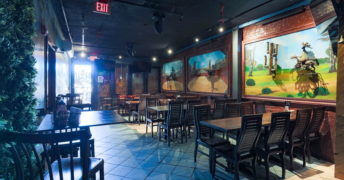 Interior seating space