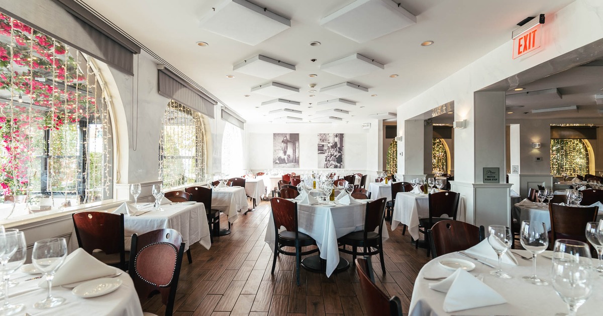 Interior, main room, dining area