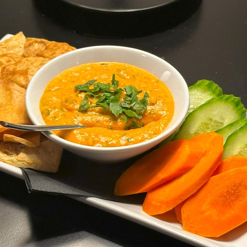 Roasted Red Pepper White Bean Dip photo