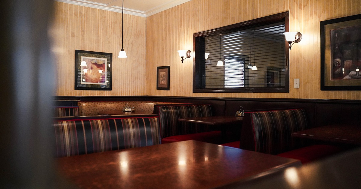 Interior space, dining area