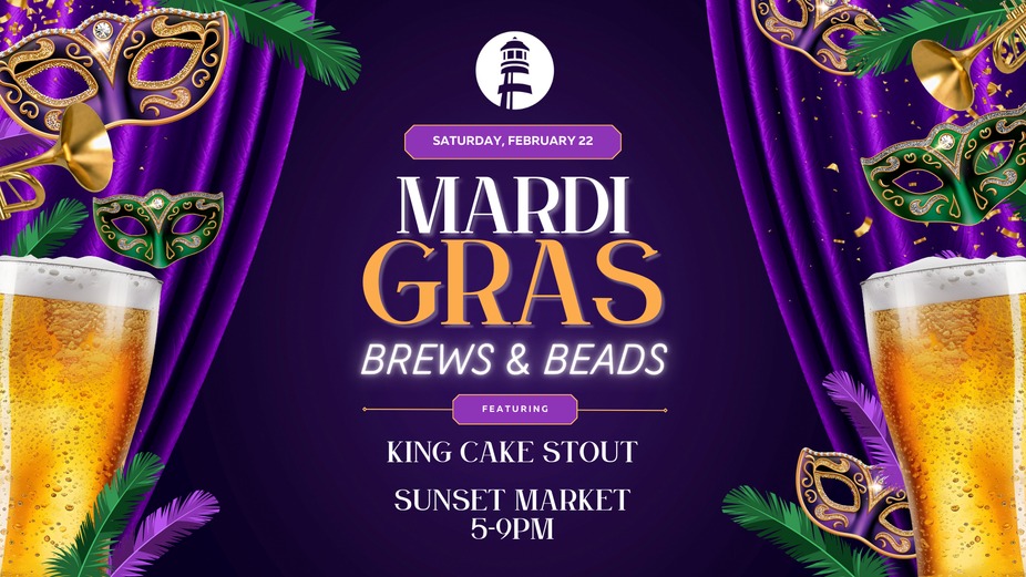 Brews & Beads! Sunset Market - Mardi Gras Style! event photo