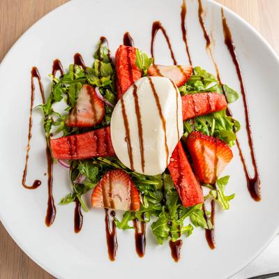 Watermelon burrata salad.