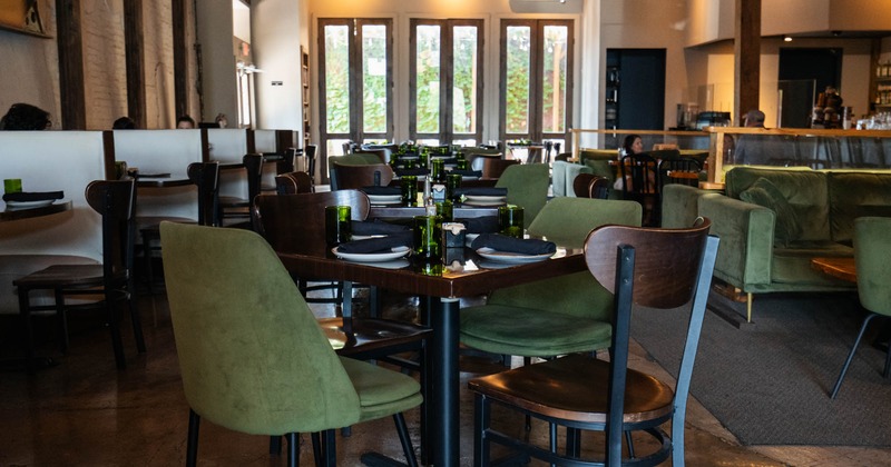 Interior seating area