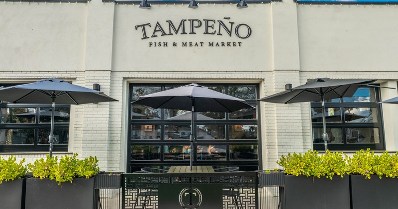 Exterior, tables and chairs