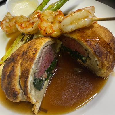Beef Wellington occasional special..